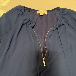 Size S Michael Kors quarter zip blouse